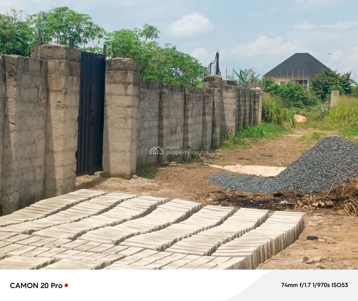 1 Surveyed Plot on 100fts Fenced Advantage, Avu By Whitehouse Off Ph Road After Umuguma, Owerri Municipal, Imo, Residential Land for Sale
