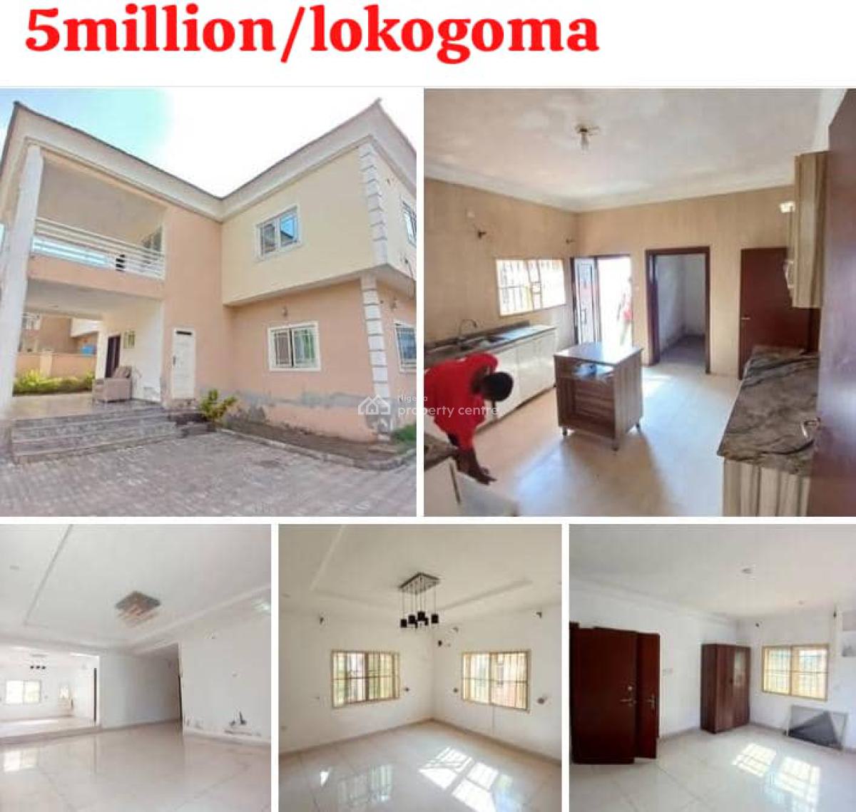 Spacious 5 Bedroom Duplex Available in Sahara Estate, Sahara Estate, Lokogoma District, Abuja, Detached Duplex for Rent