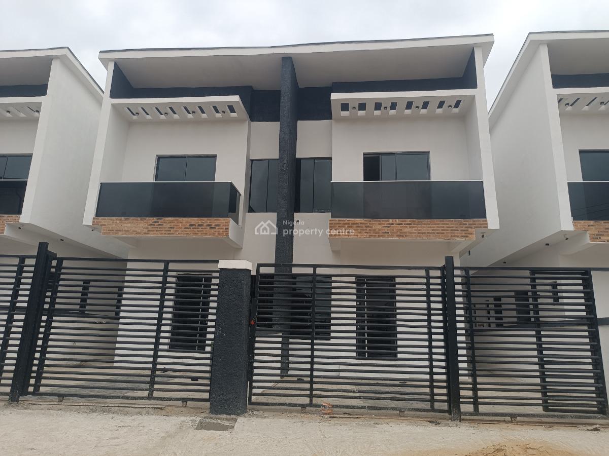 Brand New 4 Bedroom Duplex with a Bq, Lekki Scheme 2, Via Abraham Adesaya, Ajah, Lagos, Semi-detached Duplex for Sale