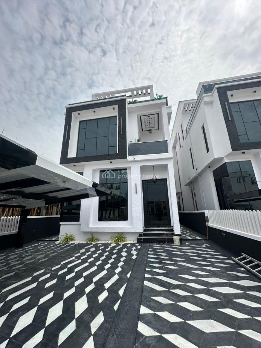 Contemporary 5-bedroom Fully Detached Duplex with Bq, Swimmi, Lekki County, Lekki, Lagos, Detached Duplex for Sale