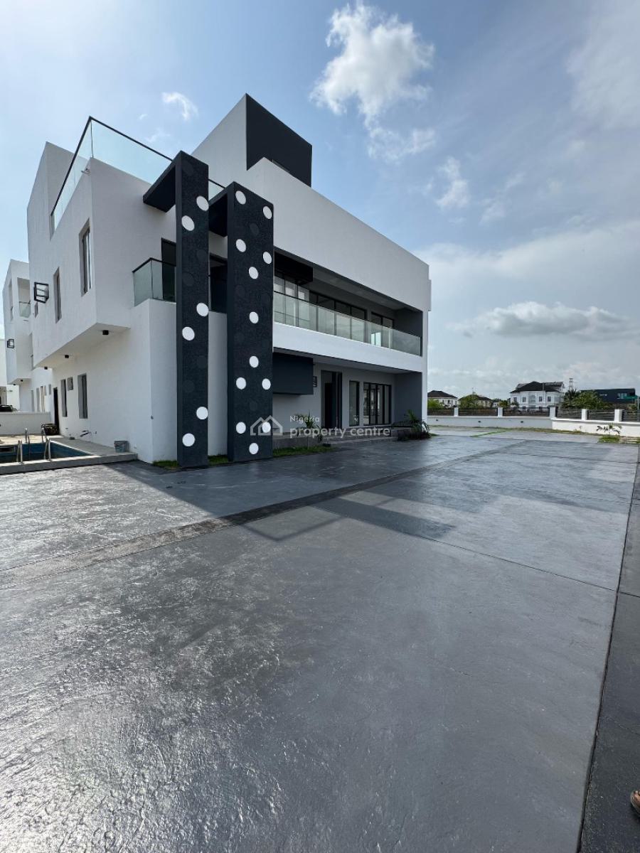 Elegant Built 5 Bedroom Detached House with a Room Bq, Pool, Royal Garden Estate, Lekki, Lagos, Detached Duplex for Sale