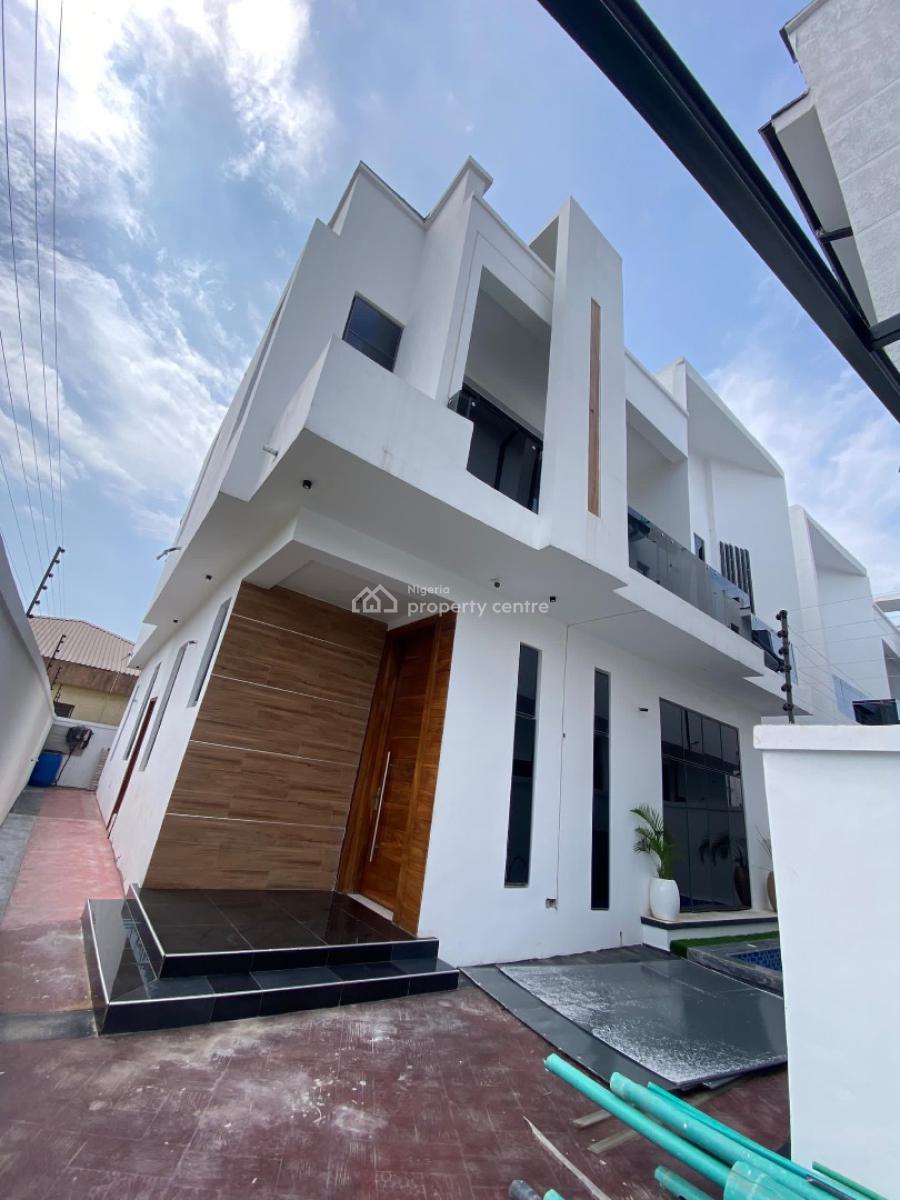 5 Bedroom Fully Detached Duplex with Bq and Swimming Pool, Chevy View, Lekki, Lagos, Detached Duplex for Sale