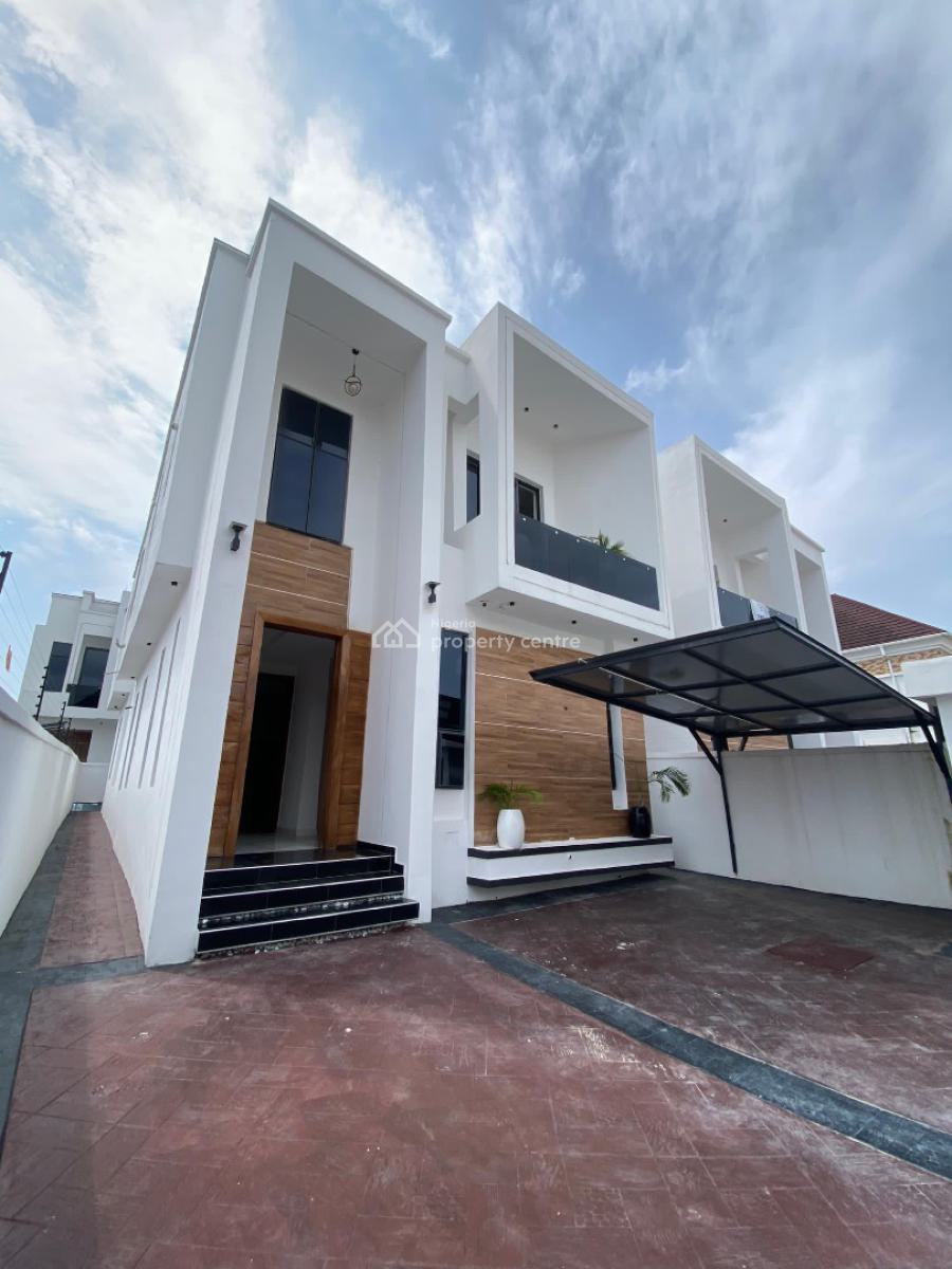 5 Bedroom Fully Detached Duplex with Bq, Chevy View, Lekki, Lagos, Detached Duplex for Sale