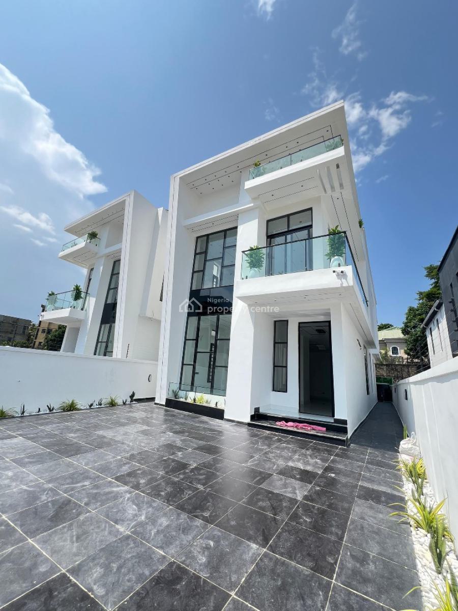 Premium Furnished 5 Bedroom Detached Duplex with a Pool and Bq, in a Well Secured Gated Estate in Chevron, Lekki, Lagos, Detached Duplex for Sale