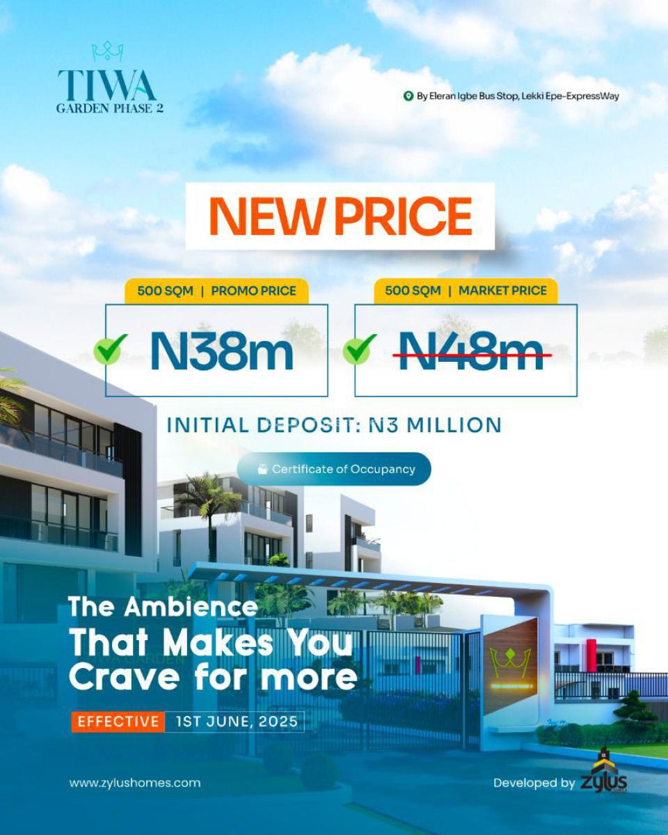 Back and Better, Land in a Favourable Location with C of O, Eleran Igbe, Facing The Lekki-epe Expressway, Ibeju Lekki, Lagos, Residential Land for Sale