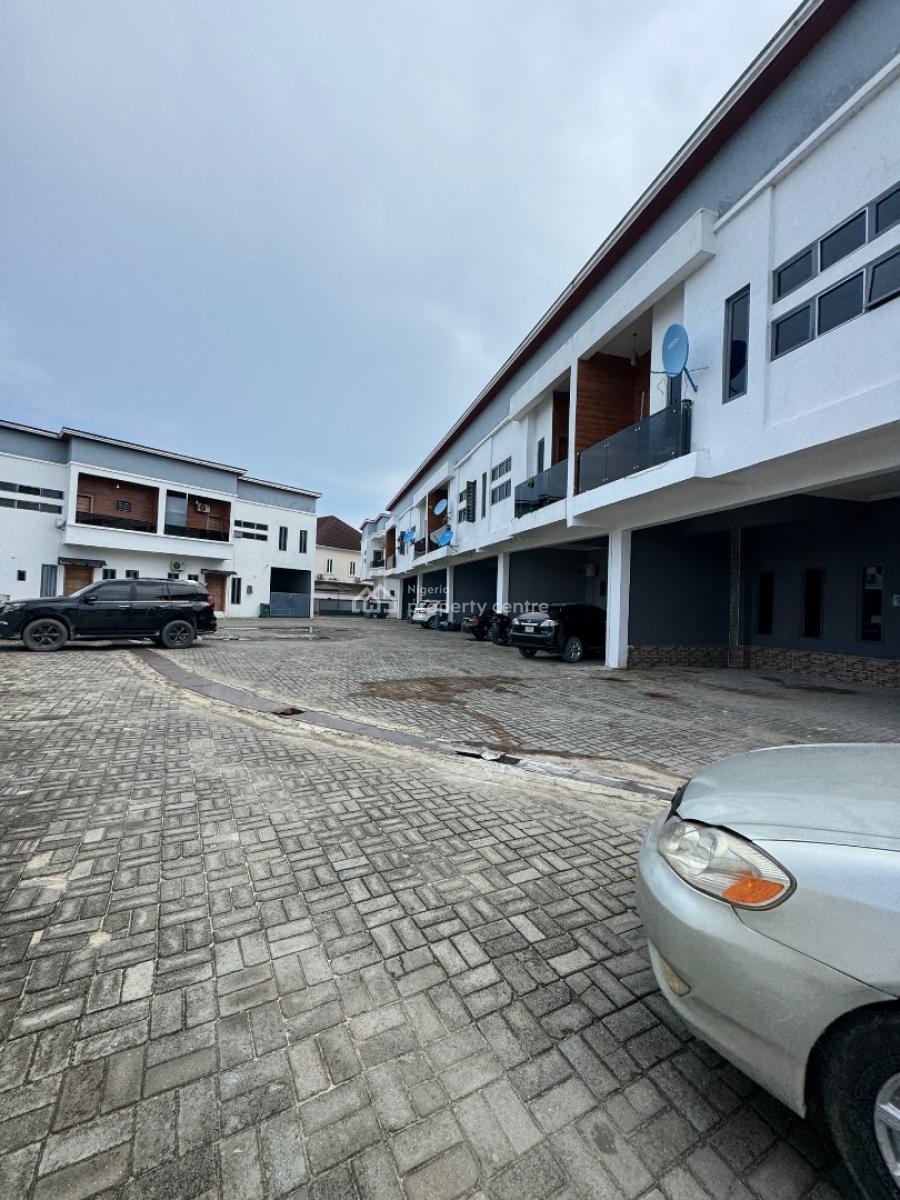 Luxurious Sweet 4 Bedroom Duplex Terrace in Conversation Area, Conservation Area Opposite Chevron, Lekki, Lagos, Terraced Duplex for Rent