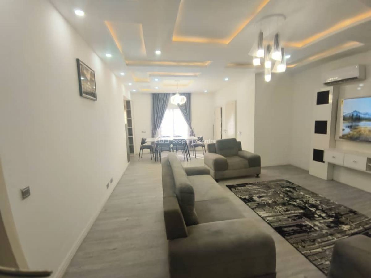 Furnished Three Bedroom Flat, Osborne, Ikoyi, Lagos, Flat / Apartment for Rent