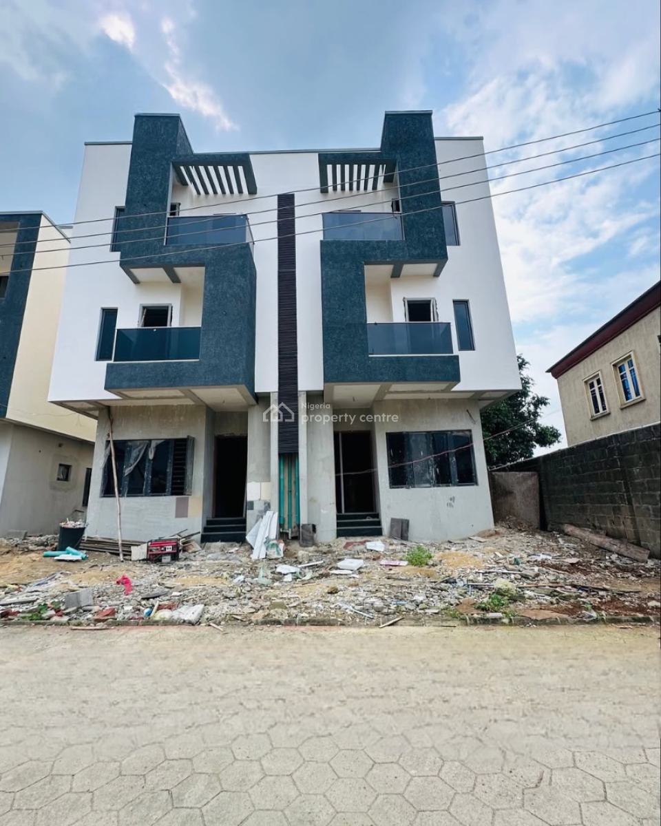 Newly Built 4 Bedroom Semi Detached Duplex with Bq in Serene Estate, Alausa, Ikeja, Lagos, Semi-detached Duplex for Sale
