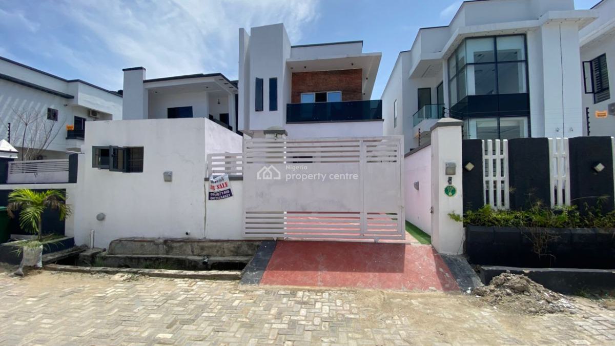 Smart 5-bedroom Duplex with Bq and Swimming Pool, Lekki Palm City Estate, Ajah, Lagos, Detached Duplex for Sale