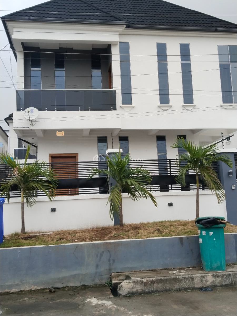 Luxury Brand New 5 Bedrooms Fully Detached Duplex with Bq, Canal West Estate, Osapa, Lekki, Lagos, Detached Duplex for Sale