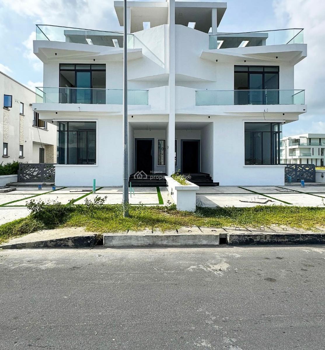 Contemporary 5 Bedrooms Semi Detached Duplex with Swimming Pool, Ikate, Lekki, Lagos, Semi-detached Duplex for Sale