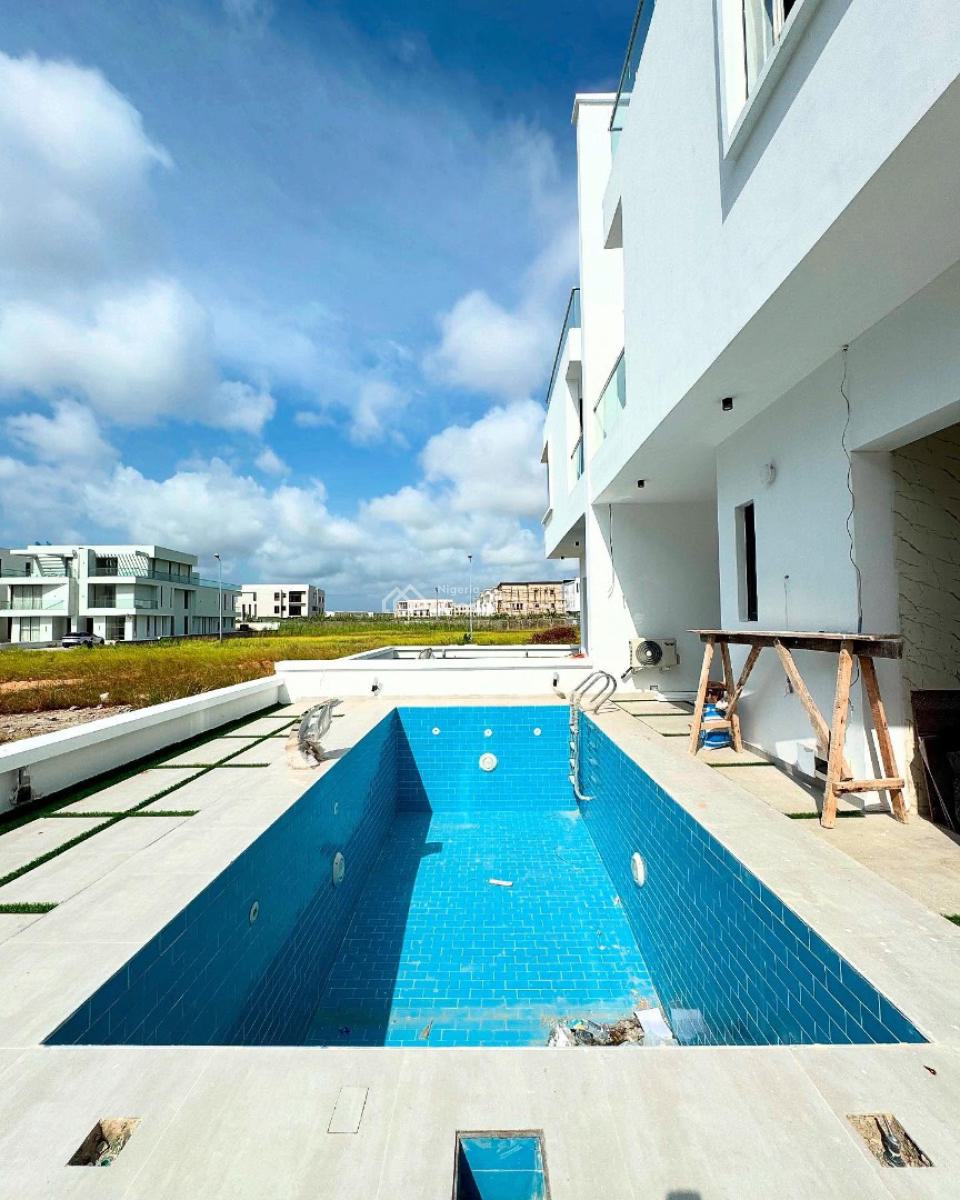 Contemporary 5 Bedrooms Semi Detached Duplex with Swimming Pool, Ikate, Lekki, Lagos, Semi-detached Duplex for Sale