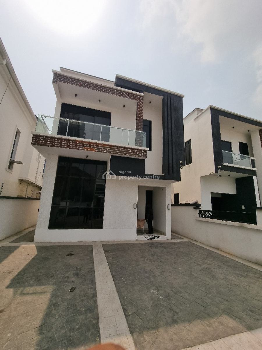 New 5 Bedroom Fully Detached House with Bq, Ologolo, Lekki, Lagos, House for Sale