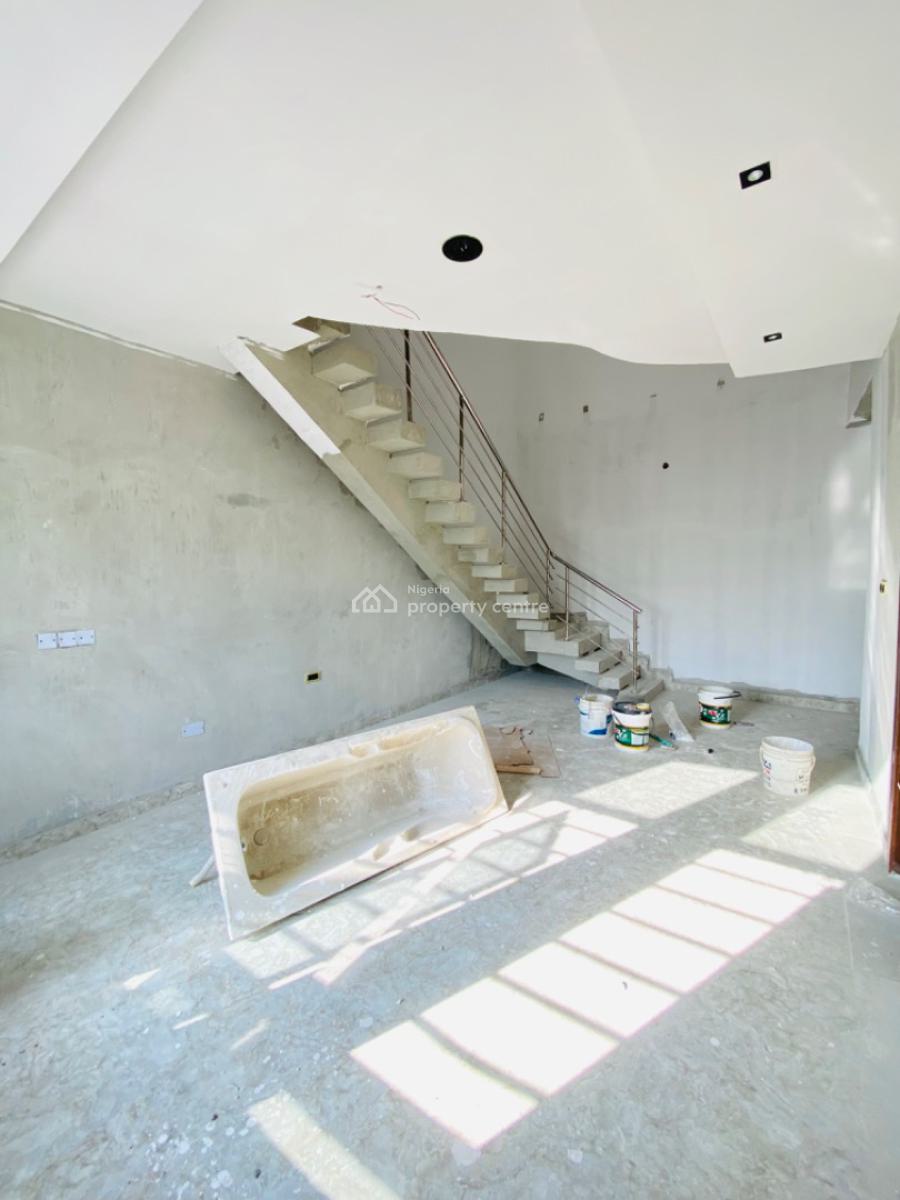 Newly Built 3 Bedroom Terrace with Open Plan Kitchen, Bq and Gym, Ikate, Lekki, Lagos, Terraced Duplex for Rent