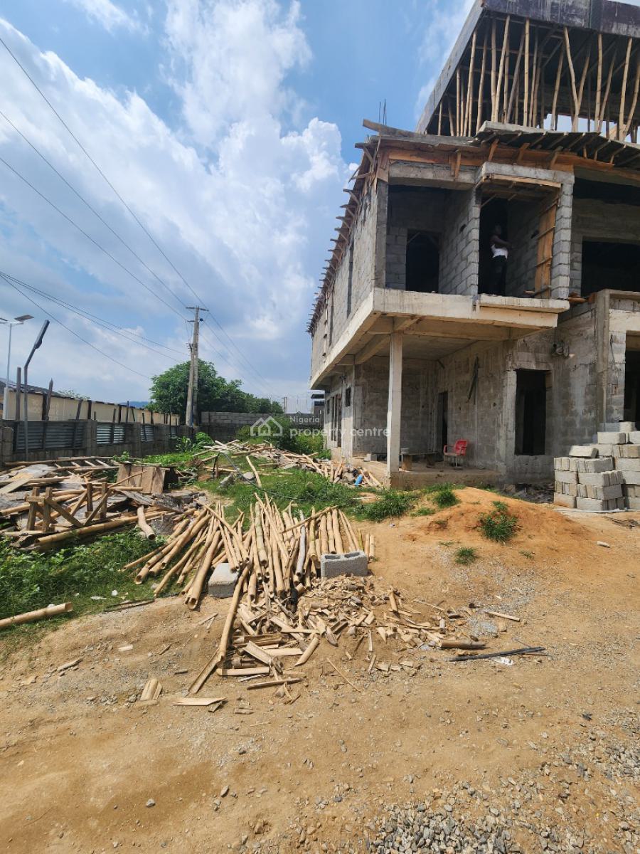Amazing 5 Bedroom Fully Detached Duplex, Opposite Mobil Filling Station Junction, Mabushi, Abuja, Detached Duplex for Sale