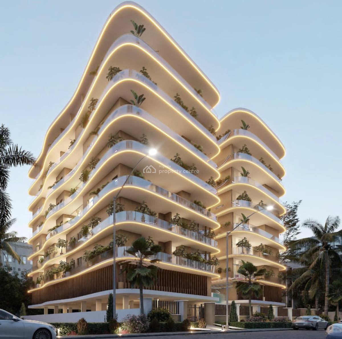 3bedroom Off Plan with Bq at Victoria Island Miami Towers, Off Amadu Bello Way Vi, Victoria Island (vi), Lagos, Flat / Apartment for Sale
