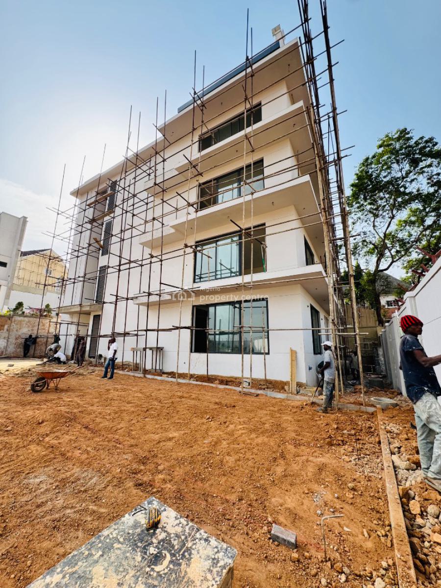 Upscale & Beautiful 4 Bedrooms Terraced Duplex with Bq, Off Ibb Boulevard Way, Maitama District, Abuja, Terraced Duplex for Sale