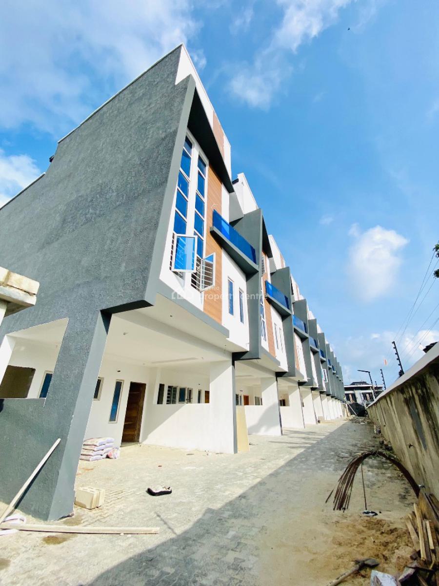 Newly Built 3 Bedroom Terraced Duplex with Open Plan Kitchen and Bq, Ikate, Lekki, Lagos, House for Rent
