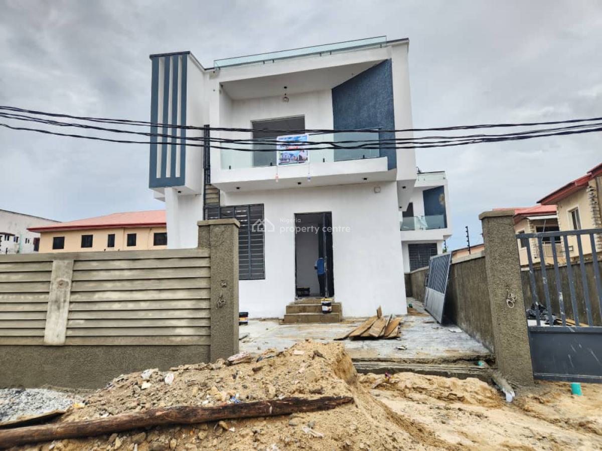 Finished 4 Bed Fully Detached Home and Bq, Thomas Estate, Lekki, Lagos, Detached Duplex for Sale