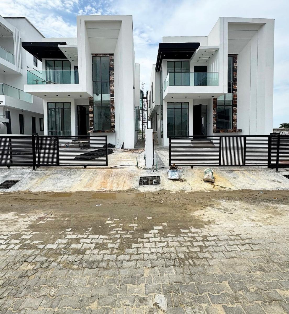 Contemporary 5 Bedroom Detached Duplex with Bq, Chevron, Lekki, Lagos, Detached Duplex for Sale