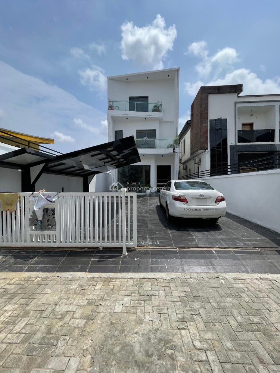 Luxury 5 Bedroom Detached Home + Pool, Cinema Rooftop Terrace & Bq, Chevron, Lekki, Lagos, Detached Duplex for Sale