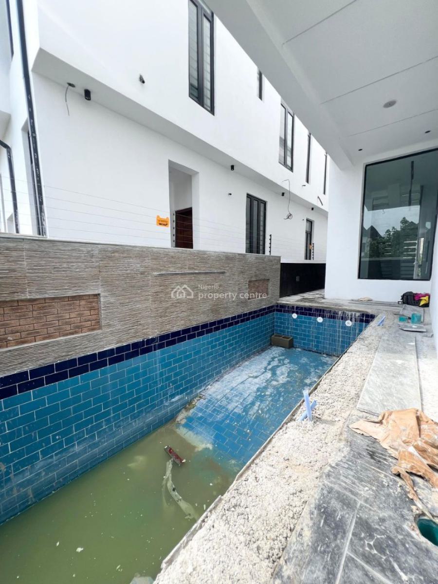 Luxurious 5 Bedrooms Fully-detached Duplex with Swimming Pool & Bq, 2nd Toll Gate, Lekki, Lagos, Detached Duplex for Sale