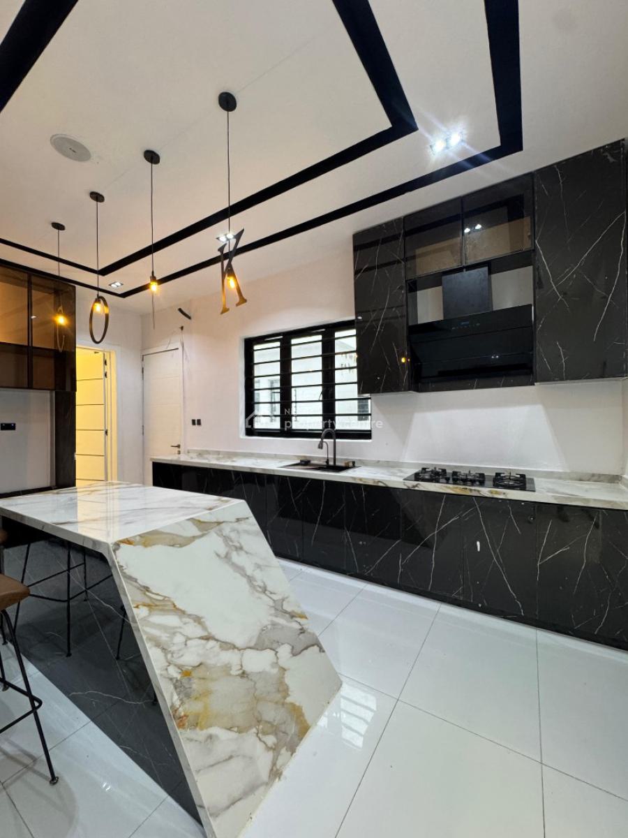 Contemporary Built 5 Bedroom Detached Duplex with Pool and Bq, Very Secured and Serene Estate, Good Access Roads, Flood Free, Ikota, Lekki, Lagos, Detached Duplex for Sale