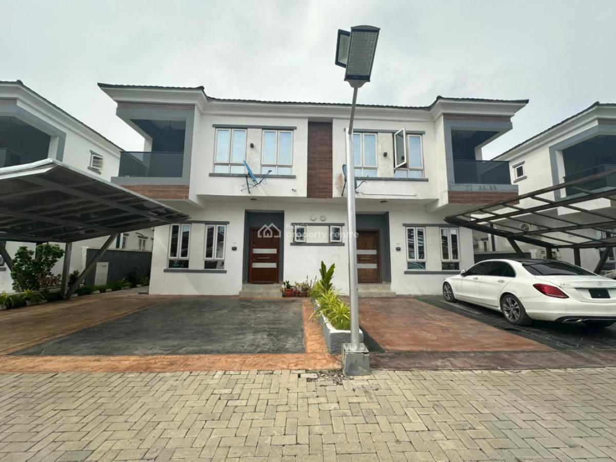 Four (4) Bedroom Semi Detached House with Good Finishes Room Bq, Ikate, Lekki, Lagos, Semi-detached Duplex for Rent