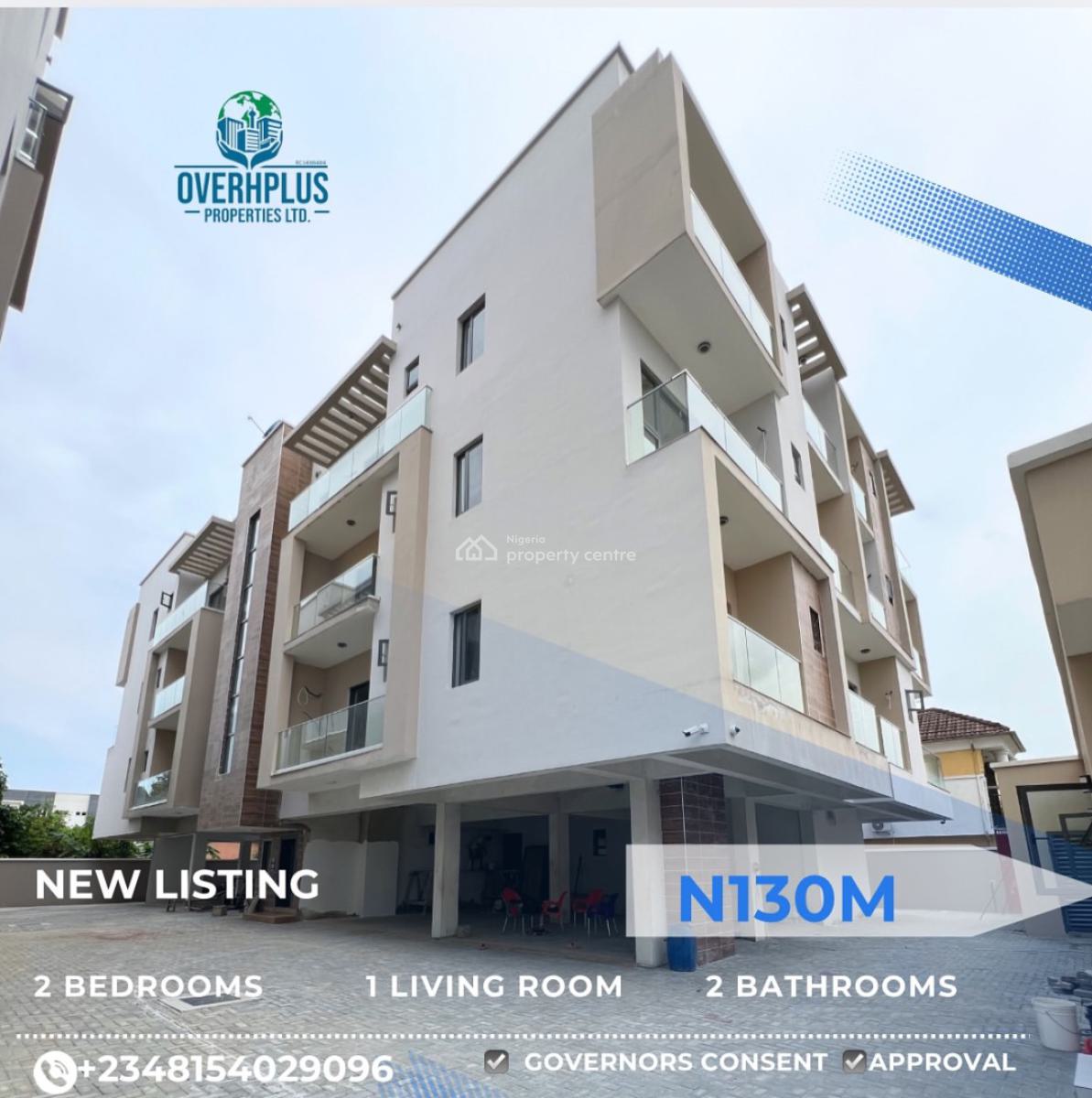 Premium Serviced 2 Bedroom Apartment with Pool & Gym, Ologolo, Lekki, Lagos, Flat / Apartment for Sale