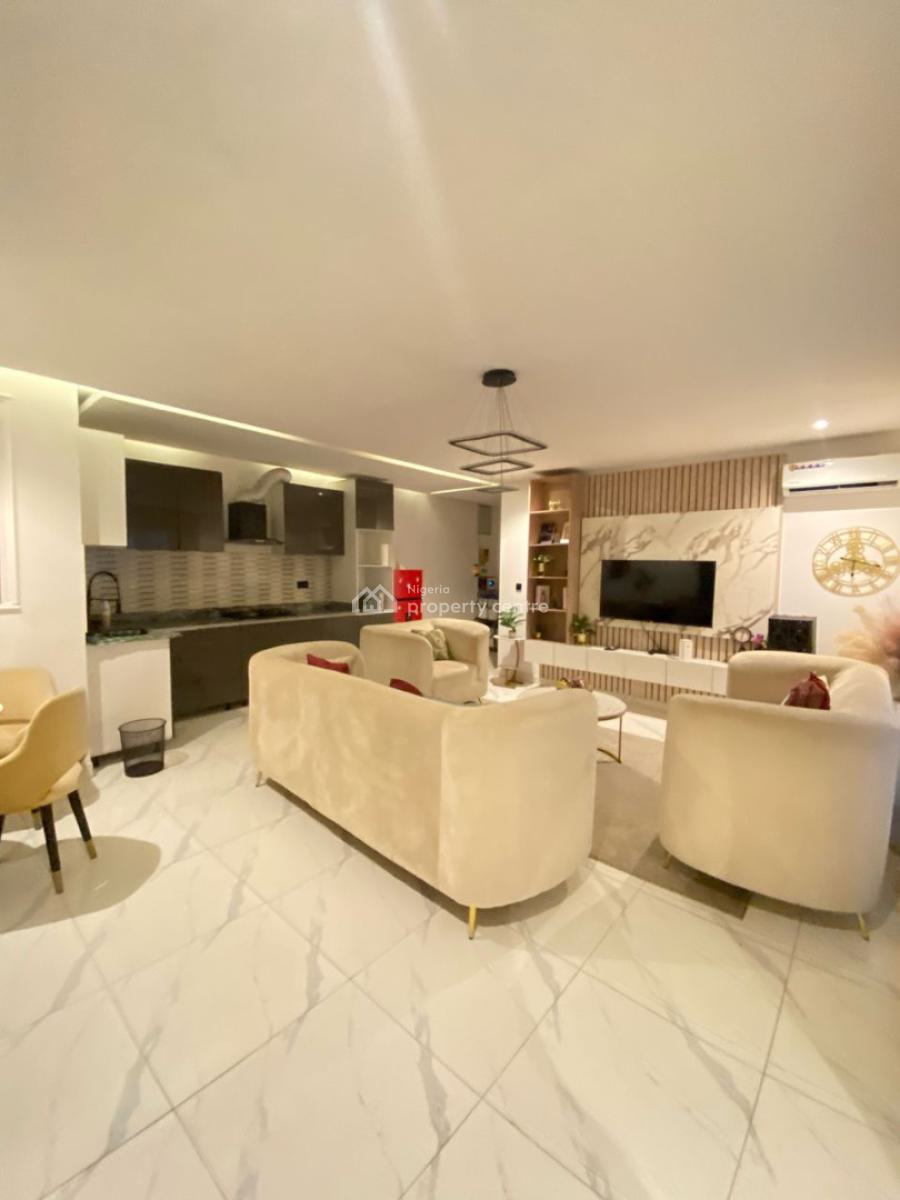 Beautifully Furnished 2 Bedroom Apartment with Inverter and Ocean View, Ologolo, Lekki, Lagos, Flat / Apartment for Rent