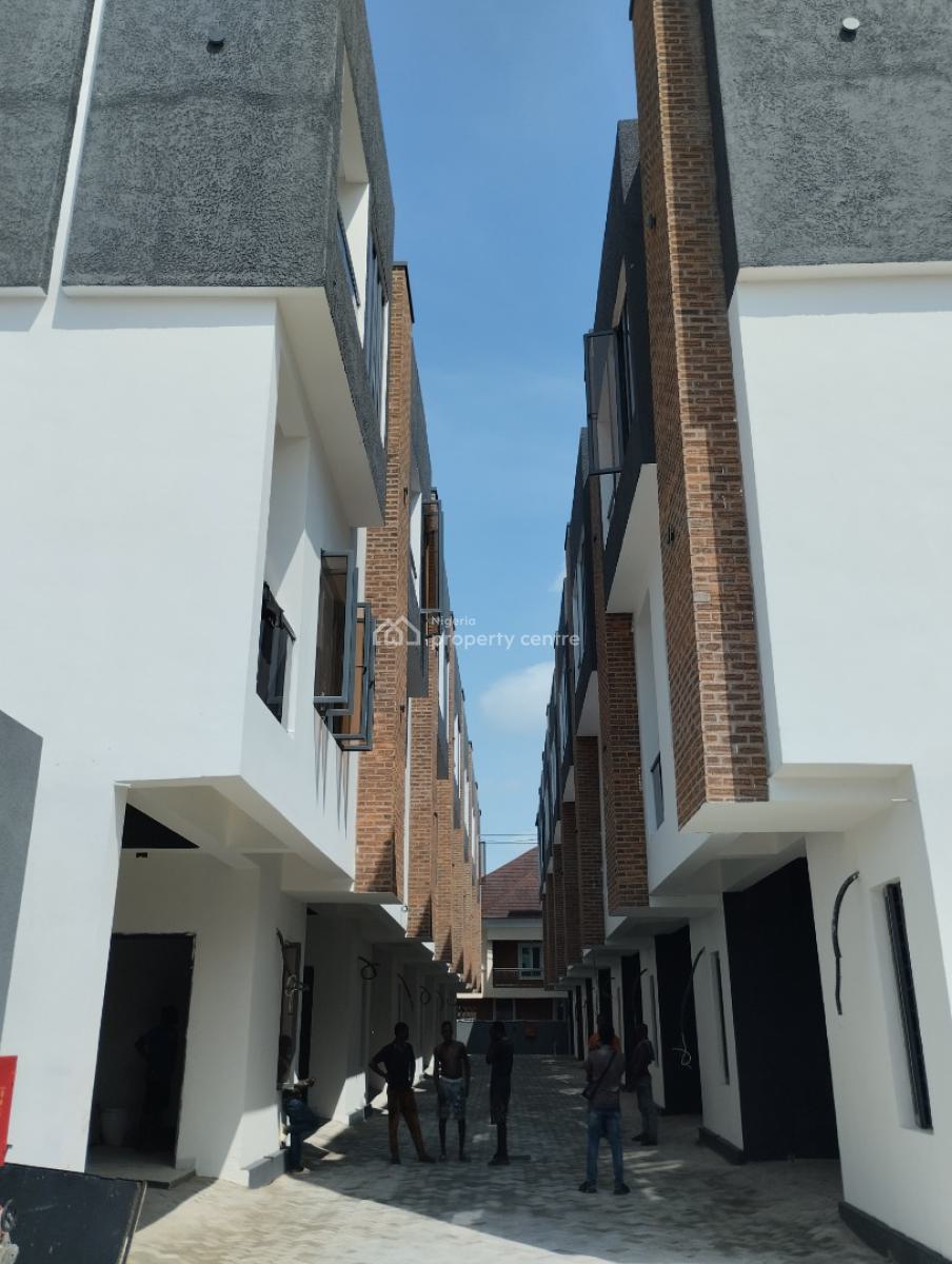 14 Units of Brand New 4 Bedroom Terraces, Spg Road, Ologolo, Lekki, Lagos, Terraced Duplex for Sale