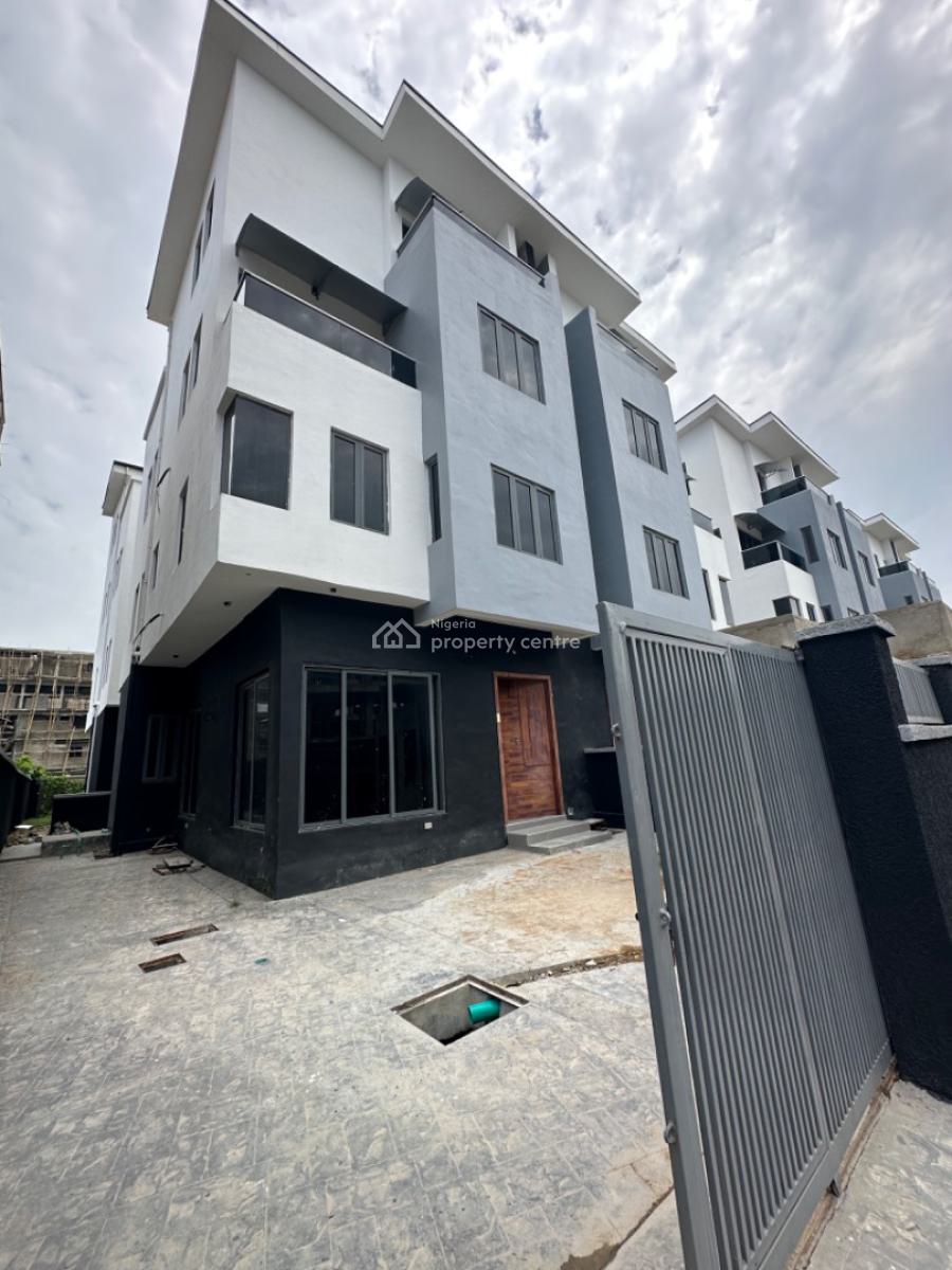 Oceanview 4 Bedroom Semi Detached Duplex with Bq on 3 Floors, Ikate, Lekki, Lagos, Semi-detached Duplex for Sale
