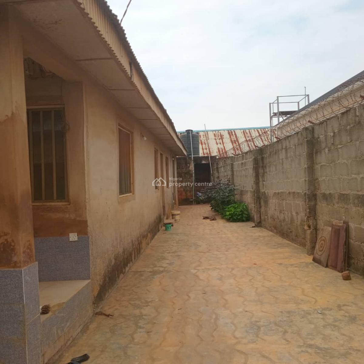 a Very Cheap Completed 2 Bedroom Bungalow with Frontal Shops, Gberigbe, Ikorodu, Lagos, Detached Bungalow for Sale