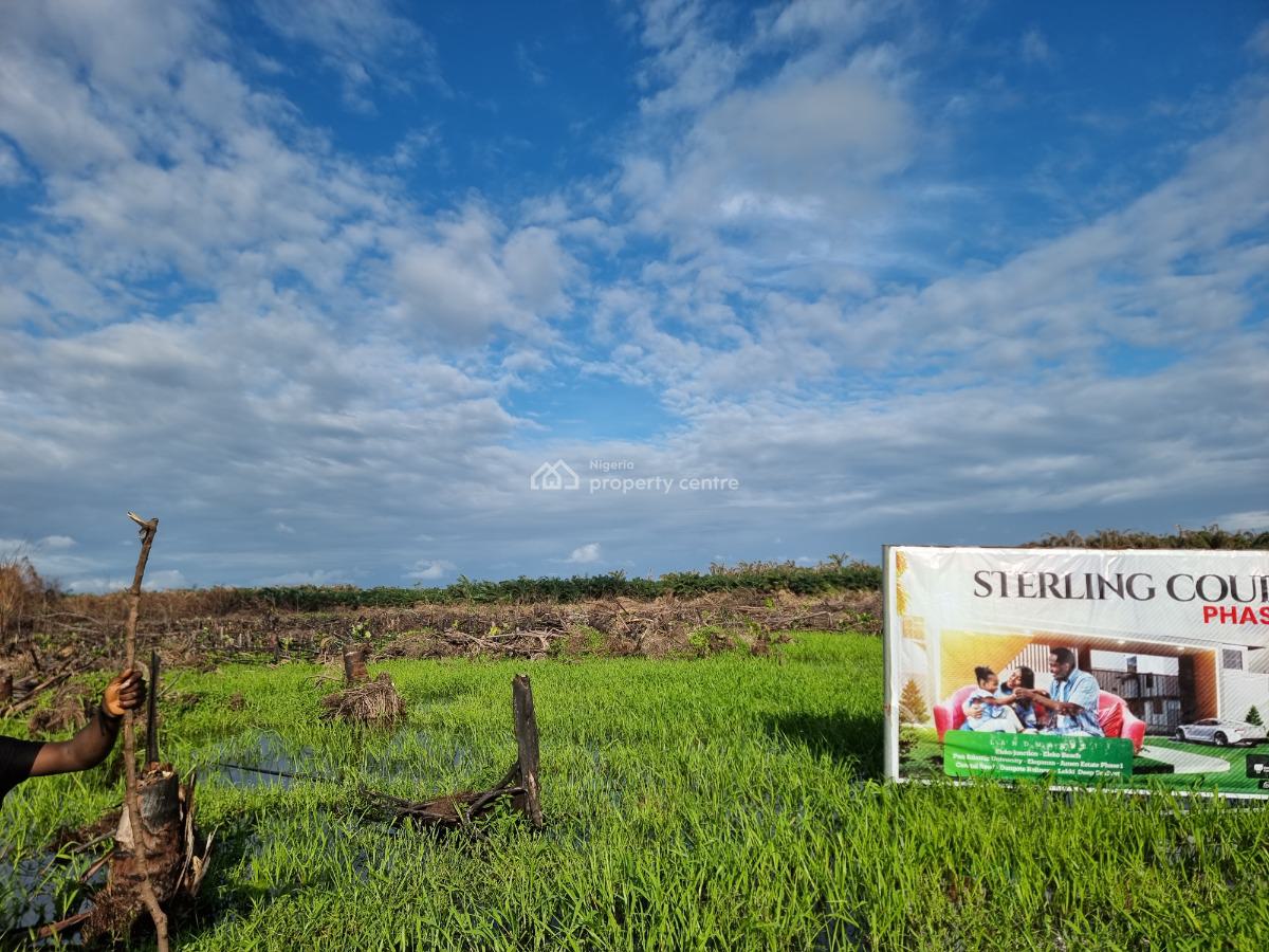 Sterling Court Phase 2 Undisclosed Land Opportunity in with High Roi, Eleko Junction Hotspot with Direct Access to Coastal Road and Sea Port, Iberekodo, Ibeju Lekki, Lagos, Land for Sale