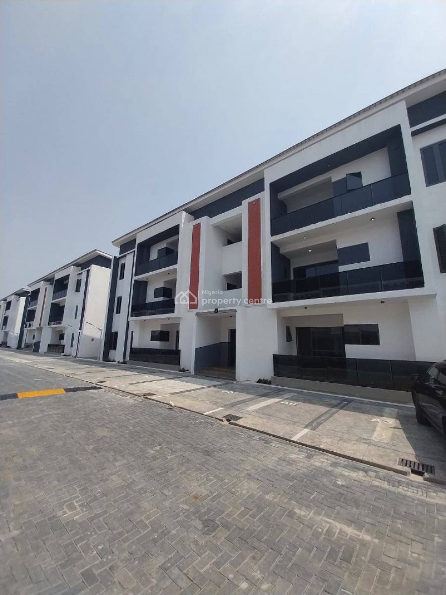 Newly Built Four (4) Bedroom Terrace House Without Bq, Pinnock Road, Lekki, Lagos, Terraced Duplex for Sale