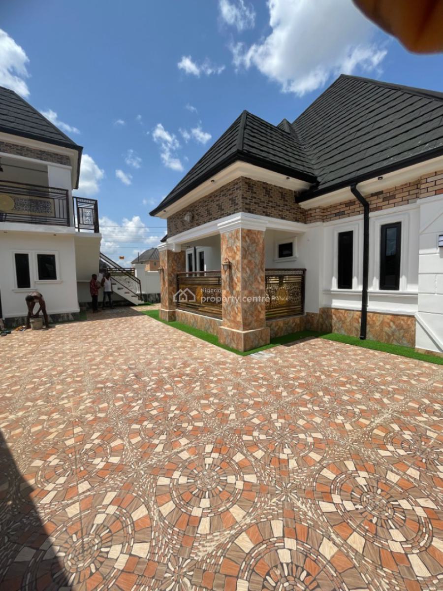 Luxury 4-bedroom Detached Bungalow with Security House Owerri, Akanawu Estate Extension, New Owerri, Owerri Municipal, Imo, Detached Bungalow for Sale