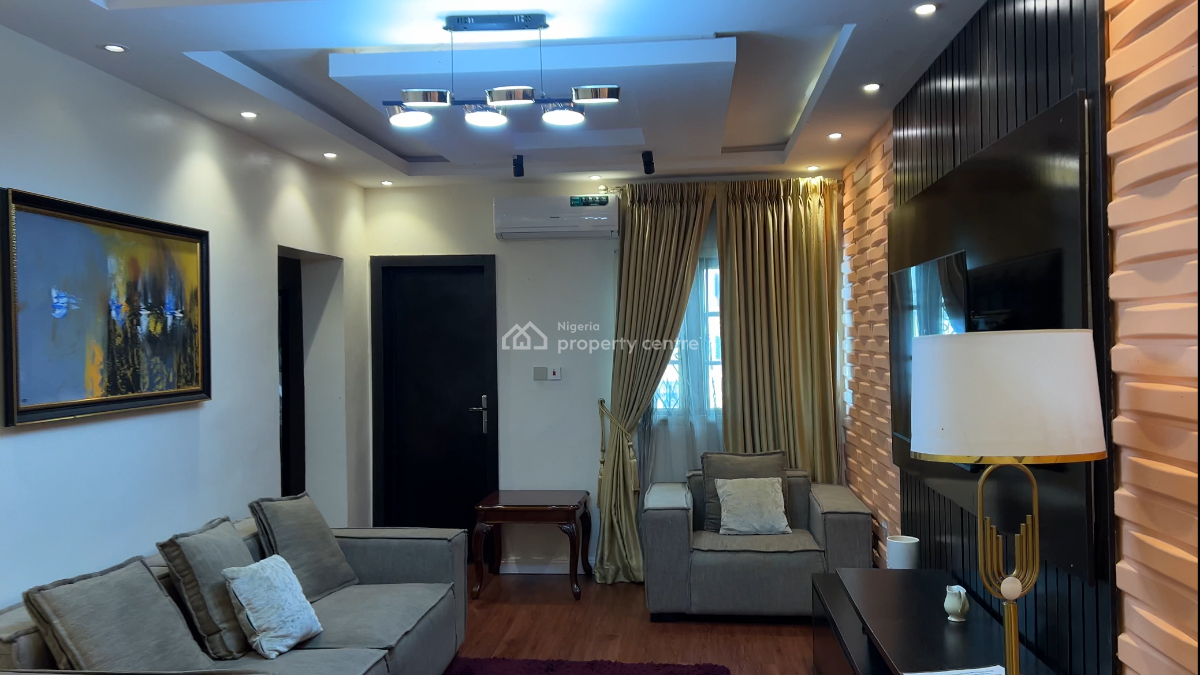 Exquisite Serviced Apartment with Nice Sit Out Area, Professor Kiumi Akingbenin Street, Lekki Phase 1, Lekki, Lagos, Flat / Apartment Short Let