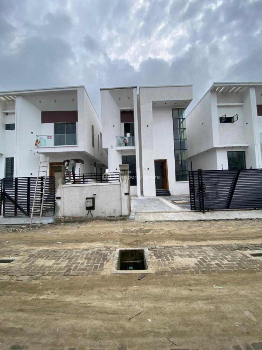 4 Bedroom Fully Detached Duplex with Bq and Swimming Pool, Second Lekki Toll Gate, Ikota, Lekki, Lagos, Detached Duplex for Sale