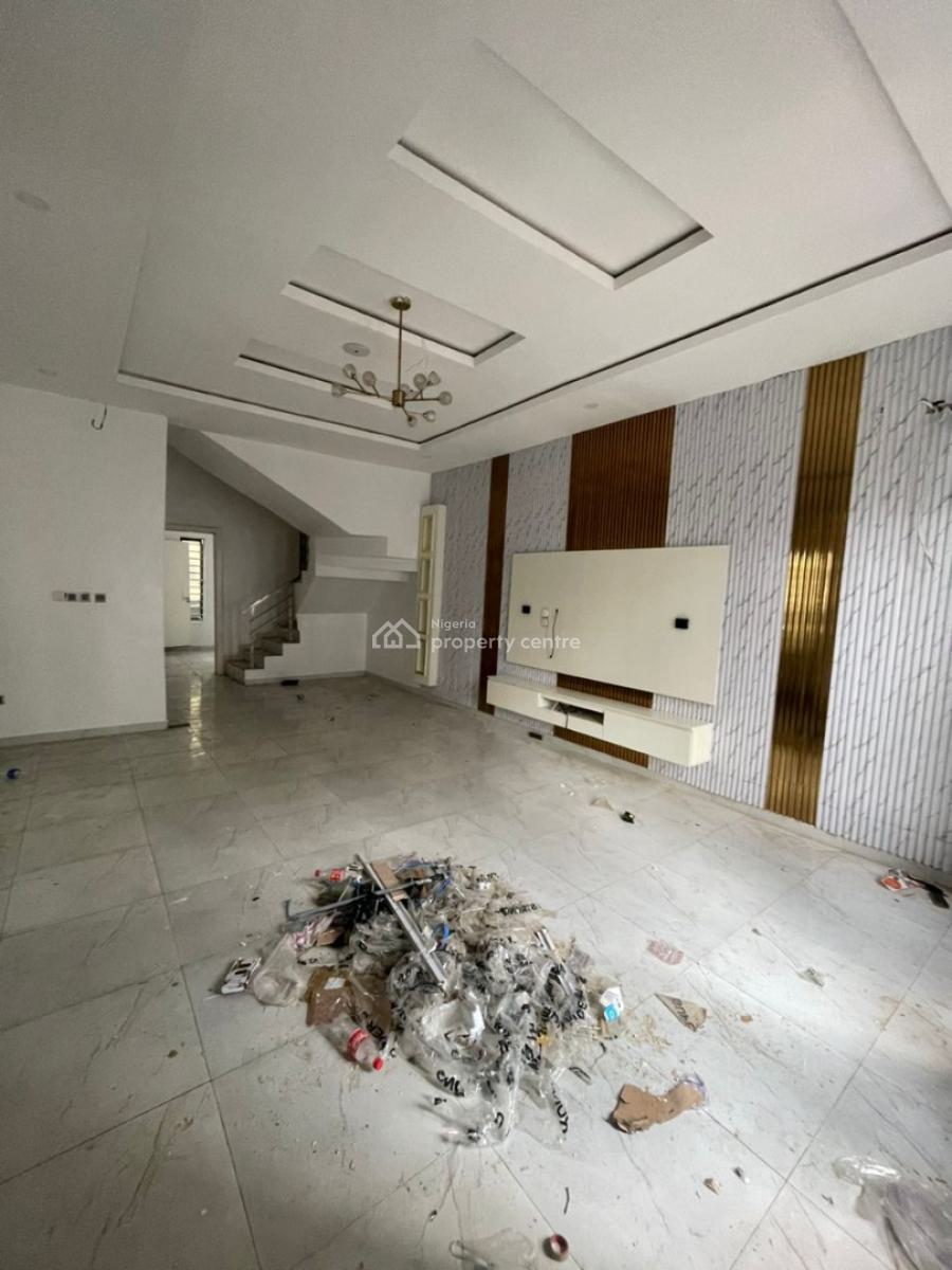 Spacious Clean 4 Bedroom Semi Detached Duplex with Bq, Dpaky District Estate, Orchid Road, Eleganza Bustop, Lekki, Lagos, Semi-detached Duplex for Rent