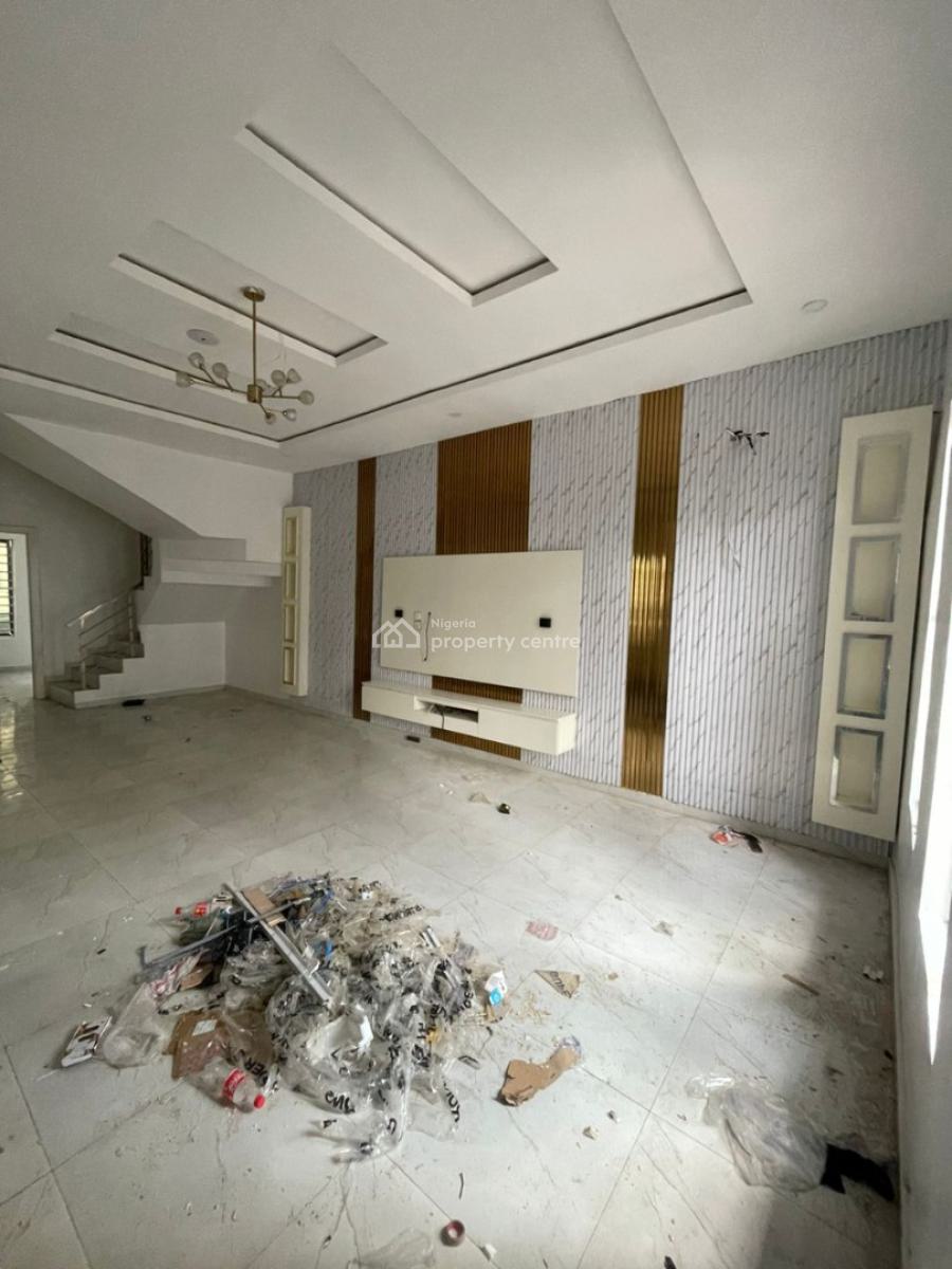 Spacious Clean 4 Bedroom Semi Detached Duplex with Bq, Dpaky District Estate, Orchid Road, Eleganza Bustop, Lekki, Lagos, Semi-detached Duplex for Rent