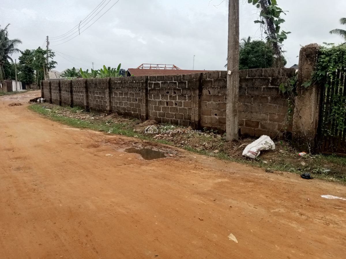 2 Plot of Land Fence & Gated., Olayinka Crescent Ofada, Obafemi Owode, Ogun, Mixed-use Land for Sale