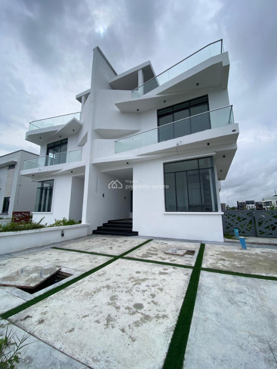 5 Bedroom Semi Detached Duplex with Bq ,cinema,swimming Pool ,elevator, Cowrie Creek Estate, Ikate, Lekki, Lagos, Detached Duplex for Sale