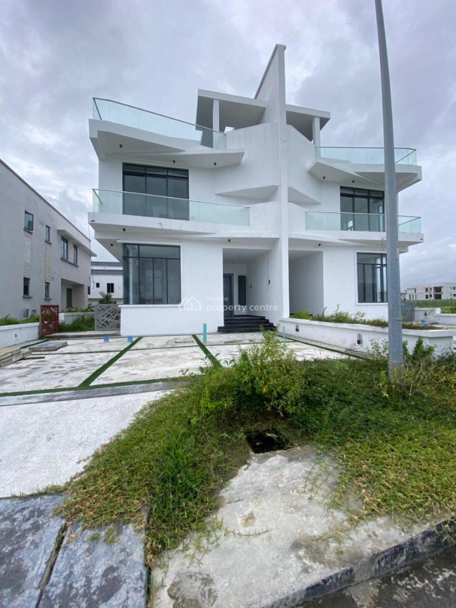5 Bedroom Semi Detached Duplex with Bq ,cinema,swimming Pool ,elevator, Cowrie Creek Estate, Ikate, Lekki, Lagos, Detached Duplex for Sale