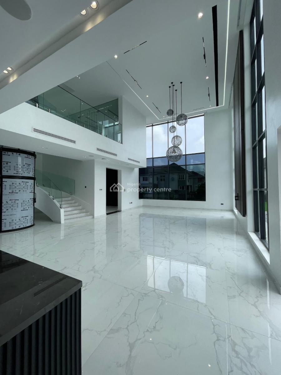 5 Bedroom Detached Duplex with 2bq, Pool, Elevator, Gym, Cinema, Pinnock Beach, Lekki, Lagos, Detached Duplex for Sale