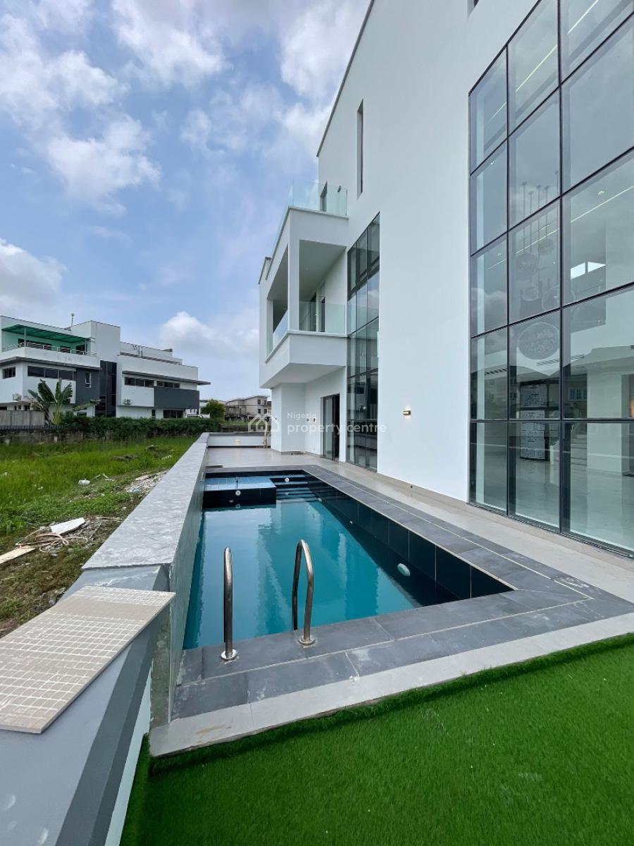 5 Bedroom Detached Duplex with 2bq, Pool, Elevator, Gym, Cinema, Pinnock Beach, Lekki, Lagos, Detached Duplex for Sale