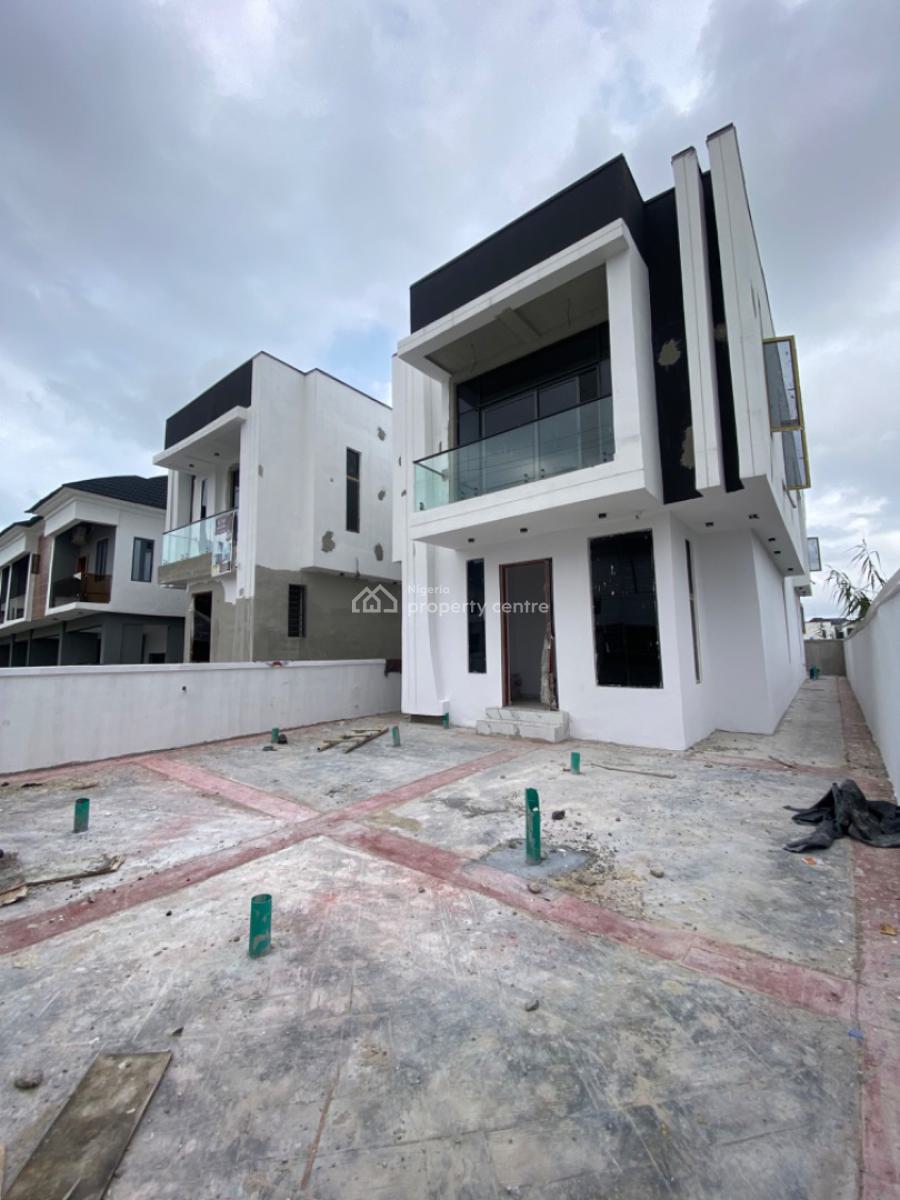 5 Bedroom Fully Detached Duplex with Bq & Solar Inverter, Extension, Vgc, Lekki, Lagos, Detached Duplex for Sale