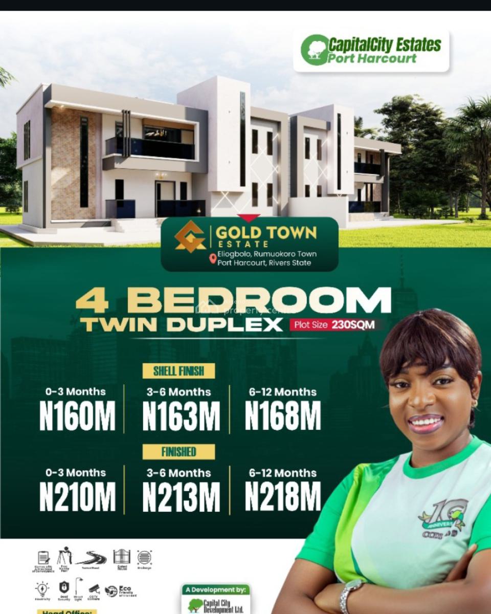 Buy and Build C of O Land and 5bed Fully Detached, Eliogbolo,, Port Harcourt, Rivers, Residential Land for Sale