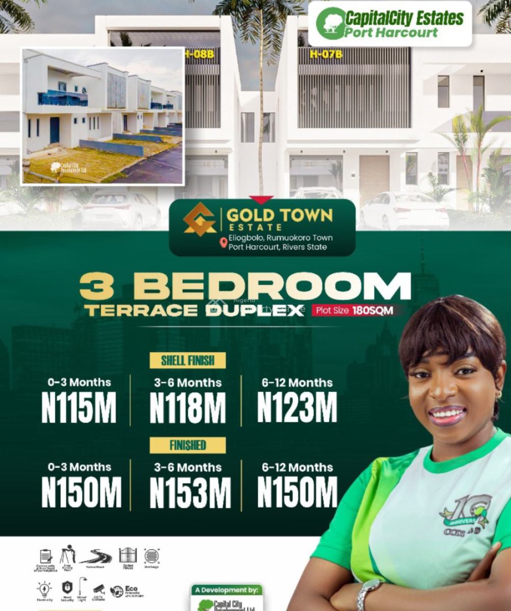 Buy and Build C of O Land and 5bed Fully Detached, Eliogbolo,, Port Harcourt, Rivers, Residential Land for Sale