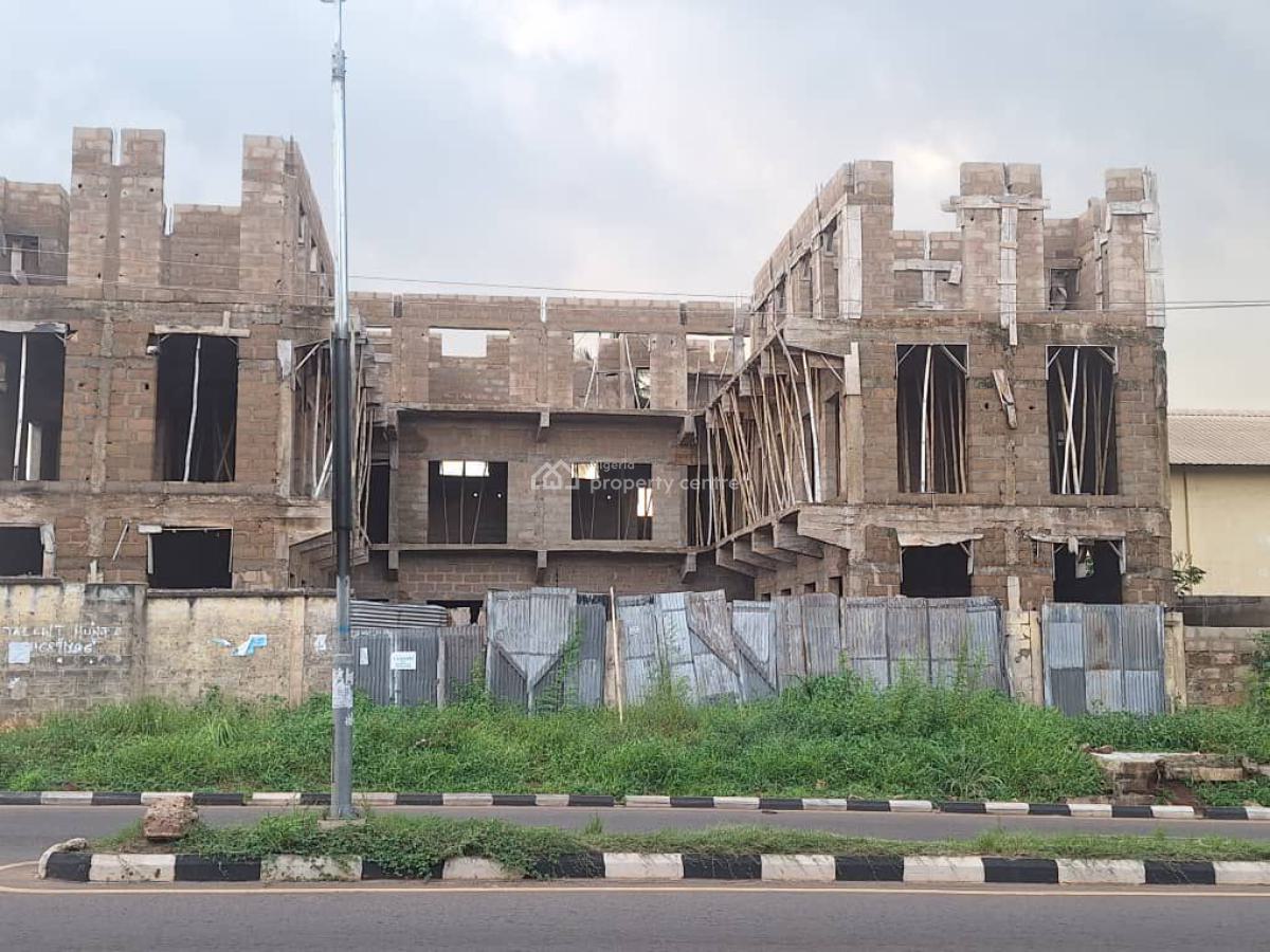 Uncompleted 2 Storey Plaza Building, Ogui Road, Enugu, Enugu, Detached Duplex for Sale