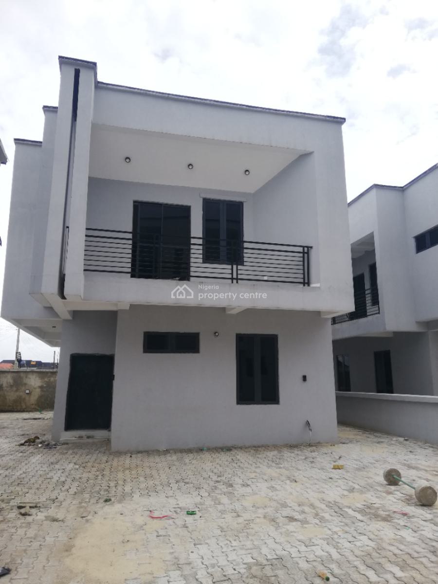 Four Bedroom Fully Detached Duplex, Spring Apartment Iv, Jonaith Road of. Dkk Bus Stop, Sangotedo Lagos, Sangotedo, Ajah, Lagos, Flat / Apartment for Sale